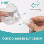 Replacement Swivel Elbow Connector for Airfit F20 F30, H/SA FSA Eligible CPAP Supplies, One pack, ItAll Supplies