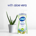 Dial Antibacterial Defense Foaming Hand Soap + Aloe, Fresh Pear Scent, 7.5 Fl Oz (Pack of 6), Dermatologist-Tested Hand Wash, Gentle on Skin