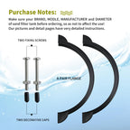 11722 Sand Filter Clamp with Screw+O-Ring Compatible with Intex 10"(DN) Sand Filter Tank, Flange Clamp Compatible with Krystal Clear SF90110-1 SF90110-2 SX1500 Sand Filter Pump for Above Ground Pool