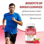2Pack 1500MG Liposomal NMN Supplement NMNH Gummies-NAD Supplement to Boost NAD+, Nicotinamide Riboside ＆ Quercetin,Improve Energy Levels ＆ Enhance Endurance, Blend for Cellular Energy & Repair Support