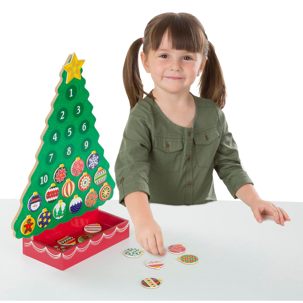 Melissa & Doug Countdown to Christmas Wooden Advent Calendar