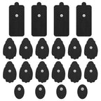 TENS Unit Electrode Pads NURSAL 20 Pack 3.5mm Snap EMS Replacement Pads for Electrotherapy Reuse More Than 30 Times, Compatible with MEDVICE,Belifu TENS Machine