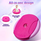 VROGTIK Sit and Spin Toys for Girls, 360° Spinning Seat with LED Lights and Music Christmas Birthday Gift Girl Sensory Toys