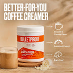 Bulletproof Original Creamer, 14.8 Ounces, Keto Coffee Creamer with MCT Oil and Grass-Fed Butter, Supports Brain Function