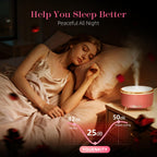 500ML Large Capacity Essential Oil Diffuser, Ultrasonic Aromatherapy Diffuser with 7 Color LED Lights with Remote Control, Cool Mist Humidifier, Timed Mist, Auto Shut-Off (Pink)