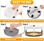 2 Pack Flea Traps for Inside Your Home, Indoor Flea Traps with 8 Sticky Pads, Flea Monitoring Trap for Home, Sticky Insect Catcher for Fleas, Moths & Gnats