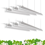 Barrina Plant Grow Lights, 4FT 5000K Full Spectrum Daylight White, 6 Packs