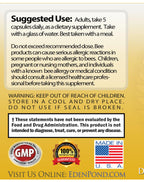 Eden Pond Queen's Magic Bee Pollen (Royal Jelly 1500mg, Propolis 1000mg, Beepollen 750mg) in 3 Daily Capsules, 120 Count