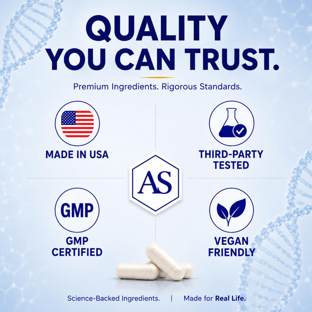 Approved Science NMN - 500mg Stable Beta NMN with BioPerine - Cellular Energy, Healthy Aging - Pack of 6 - Made in USA - Vegan