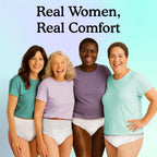 Because Overnight Absorbency Pull Ups - Adult Disposable Incontinence Underwear, Extra Absorbent Nighttime Briefs for Men and Women, White, XXLarge, 40 Count (4 Packs of 10)