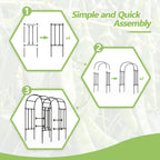 Trellis for Climbing Plants Outdoor - Cucumber Trellis Size:71*47* 79 inch