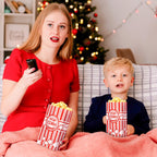 Paper Popcorn Bags, 150 Pcs, 2 Oz Individual Servings Bulk for Popcorn Machine Movie Nights Birthday Party Kitchen Supplies