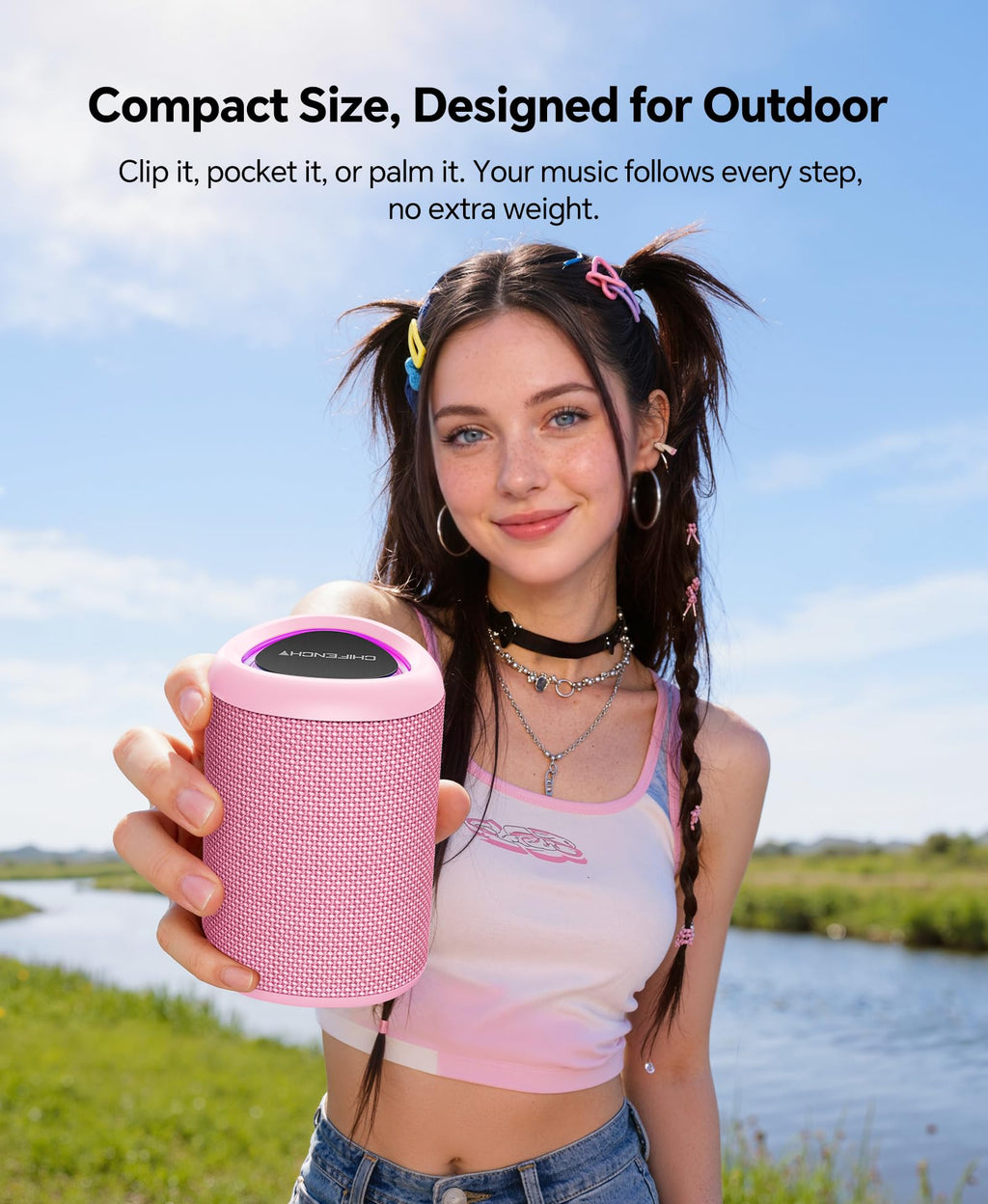 Portable Bluetooth Speaker Gift Ideas: Outdoor Travel Essentials Waterproof