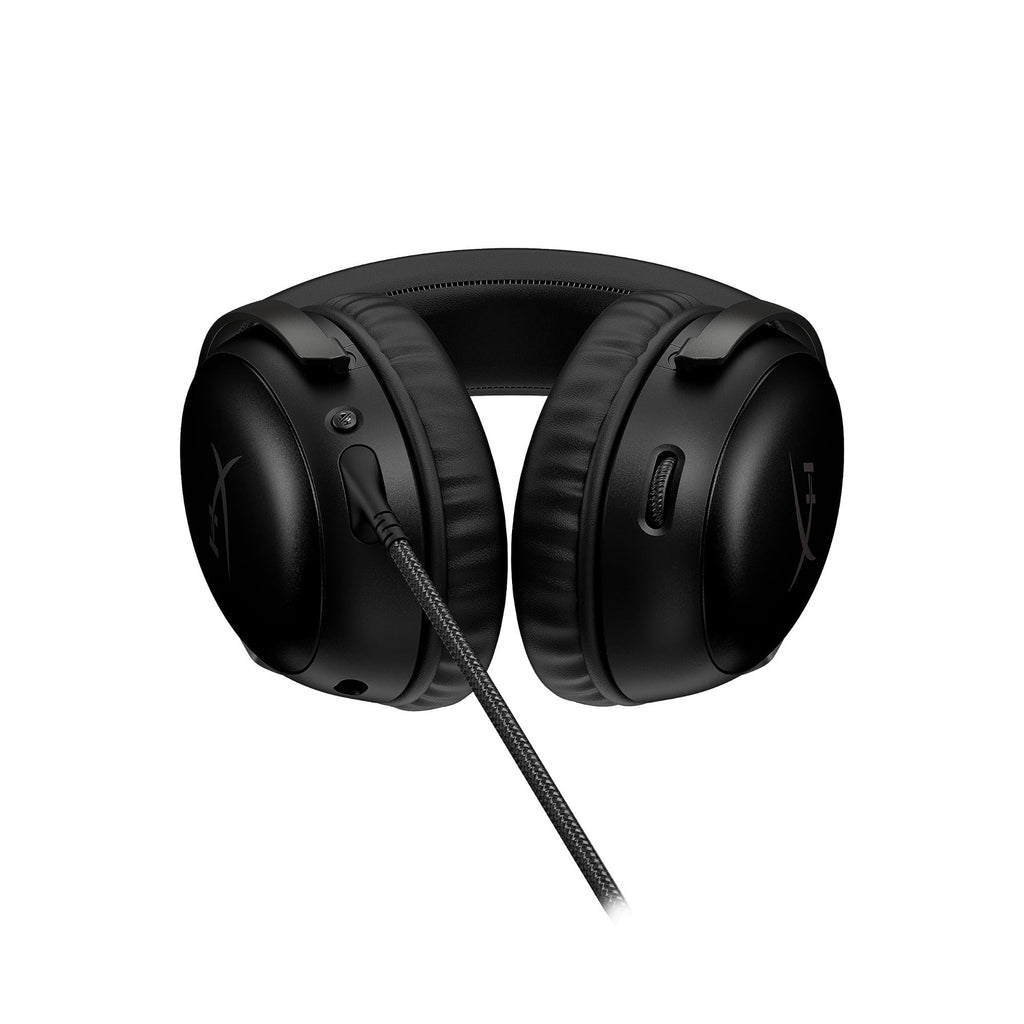 HyperX Cloud III – Wired Gaming Headset, PC, PS5, Xbox Series X|S, Angled 53mm Drivers, Spatial Audio, Memory Foam, Durable Frame, Ultra-Clear 10mm Mic, USB-C, USB-A, 3.5mm – Black