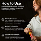 Ketone-IQ No Caffeine Performance Energy Shots – Ketone Fuel for Focus & Endurance, Metabolism Support, 10g Ketones, 24 Pack (Raspberry Lemonade)