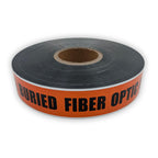 ACE Supply Detectable Underground Fiber Optic Line Tape - Detectable Underground Tape - 2 Inch x 1000 Ft Length, 5 Mil - Buried Fiber Optic Cable Utility Marker