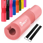 NEALFIT Barbell Pad Squat Pad for Squats���Squat Bar Pad���Great for Weightlifting,Lunges and Hip Thrusts���Foam Sponge Pad���Fit Standard and Olympic Bars Perfectly (Light Pink)