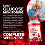 Blood Balance Capsules, BloodBalance Advanced Supplement, All Natural Formula to Maintain Healthy Levels, Maximum Strength Daily Formula, Blood Balance Reviews (2 Pack - 120 Capsules)
