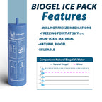 4ALLFAMILY Insulin Pens Cooler Travel CASE Medicine Cooler Box EpiPen Carry Medical Bag TSA Approved Diabetic Travel case with Biogel Ice Pack (Medium, RED)