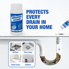 Wind in Hand Sink and Drain Cleaner Powder: All-Purpose Pipe Opener for Kitchen Bathroom Pipes and Floor Drains – Reliable Drain Clog Remover for Home Plumbing Maintenance（4 pack）