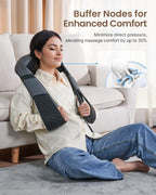 RENPHO Neck and Shoulder Massager with Heat [2025 Upgraded], Shiatsu Cervical and Back Massager, 3D Electric Deep Tissue Massage, True Relaxation for Neck and Shoulders, Birthday Gifts for Men