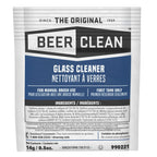 BEER CLEAN Diversey Bar Glass Cleaner, 0.5 oz Packets (100-Pack) – Concentrated Powdered Compound for Hot/Cold Water, Odorless Detergent, No Residue, Use for Manual Brush 3-Sink Systems, 990221