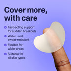 Curology Emergency Spot Patch Clusters for Breakouts, Fast Acting Large Hydrocolloid Pimple Patches for Face, Oil Absorbing, 14 Count