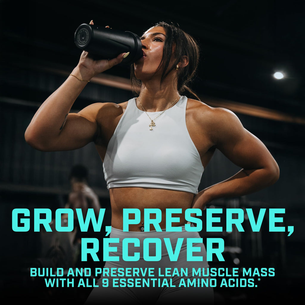 Xtend EAA + BCAA Powder for Muscle Recovery & Lean Muscle Growth, 9 Essential Amino Acids for Intra Workout or Post Workout Recovery, 10g EAAs Per 2 Servings, Blood Orange 40 Servings