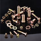 FOLIV 772PCS Grade 8 Bolt Assortment Kit, Heavy Duty Bolts and Nuts Kit, 1/4-20 5/16-18 3/8-16 1/2-13 SAE Sizes Included (Upgraded Package)