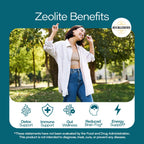 BUCKLEBURY Micronized Zeolite Capsules - Mineral Zeolite Detox for Adults - Supports Immune System, Metabolism & Digestive Health - Advanced Formula for Men & Women - 90 Vegan Capsules