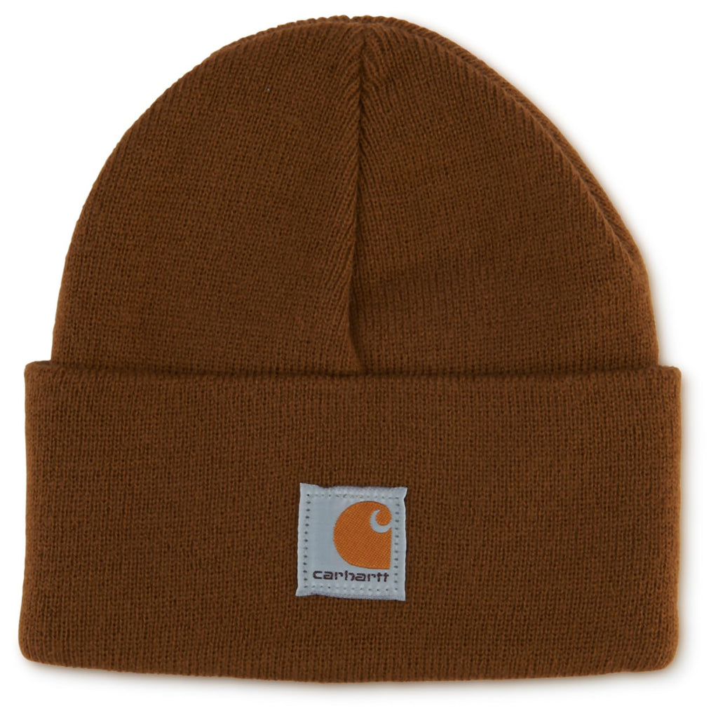 Carhartt Unisex Kids Knit Beanie Cuff Hat, Brown (Toddler), One Size