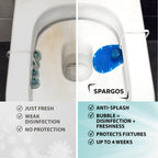 Spargos Rim Hanger Toilet Bowl Cleaner, 12 Pack Ocean Breeze