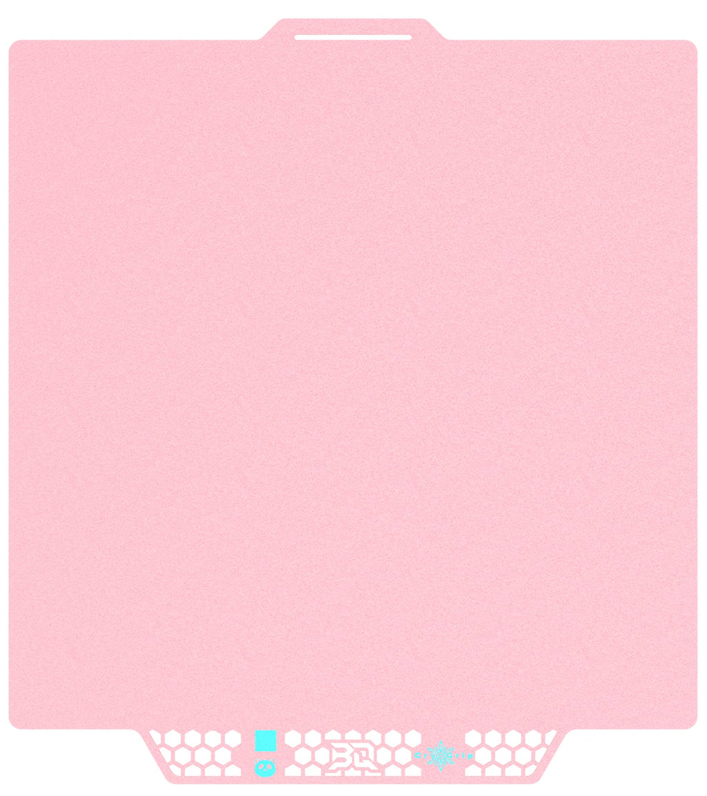 BIQU CryoGrip Pro Glacier Pink Compatible with Bambu-Lab P1S/P1P/P2S/X2D/X1C/X1E/A1 3D Printers 257x257MM Panda Build Plate Double Sided Upgrade Removable Surface Platform