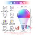 Linkind Smart Light Bulbs, Work with Alexa, Google Home, AiDot