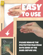 JOYOOSS Art Easel for Kids Ages 4-8 Easels for Toddlers,Toddler Art Kids Easel Adjustable Wooden Magnetic Whiteboard Chalkboard for Kid Dry Erase Board Easel for Toddlers 3-4 Years Dual-Sided Drawing