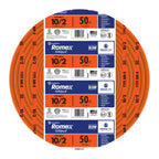 Southwire Romex™ Brand Simpull Solid Indoor 10/2 W/G NMB Cable 50ft coil - SW# 28829022