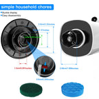 Electric Spin Scrubber Replacement Brush Heads Set, 10 Piece Replacement Brush Cleaning Kit for Cordless Power Scrubber, for Household Cleaning Brushes Kitchen Bathroom Floor Tile Car