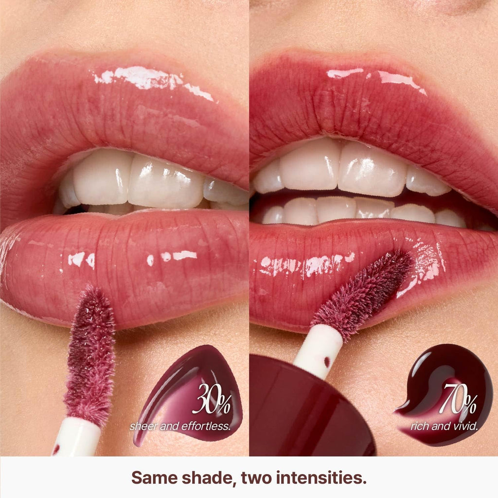 fwee 3D Voluming Gloss 70% (Rich) | Vanilla 70% | High Shine, Non-Sticky Lip Gloss for Makeup | Long-Lasting, Moisturizing Gel Formula | 30%, 70% Pigment Options | 5.3g