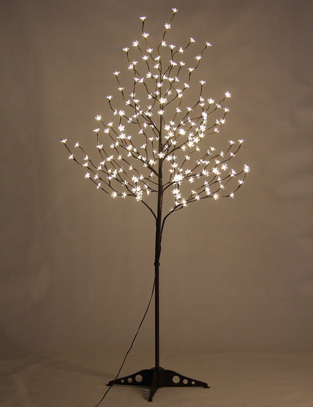 Lightshare 6.5FT 208 LED Cherry Blossom Tree, Lighted Artificial Tree for Decoration Inside and Outside, Home Patio Wedding Festival Christmas Decor