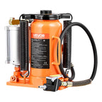 VEVOR Air Hydraulic Bottle Jack, 20 Ton/40000 LBS All Welded Bottle Jack, 10.4-19.7 inch Lifting Range, Manual Handle and Air Pump, for Car, Pickup, Truck, RV, Auto Repair, Industrial Engineering