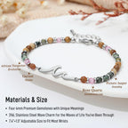 40th Birthday Gifts Women, 40th Birthday Decorations Wave Bracelet