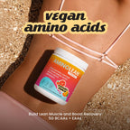 AminoLean Pre Workout Powder, Amino Energy with Vegan BCAA Amino Acids & Natural Caffeine, Preworkout Boost for Men & Women, Paradise Punch