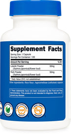 Nutricost Luteolin with Rutin Complex 100mg (50mg Luteolin, 50mg Rutin) 120 Capsules - Vegetarian, Non-GMO, Gluten Free