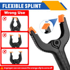 10 Pack 6 inch Plastic Spring Clamps, Black Heavy Duty Clips, Backdrop Clips, Plastic Clamps for Crafts, Backdrop Stand, Woodworking, Photography