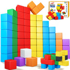 KAEILORU Magnetic Blocks 32PCS Magnetic Building Block for Toddler Age 3-5