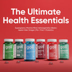 Goli Ultimate Wellness Gummies Variety Pack, 6 Bottle Bundle with Supergreens, Matcha Mind, Ashwagandha, Beets, ACV & Pre+Pro+Postbiotics, Vegan, Non-GMO & Gluten Free