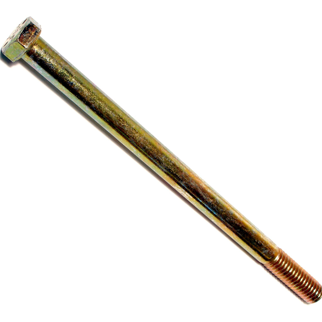 3/8-16 x 1 3/4 Hex Cap Screw, Grade 8 Coarse, Yellow Zinc - Pack of 10