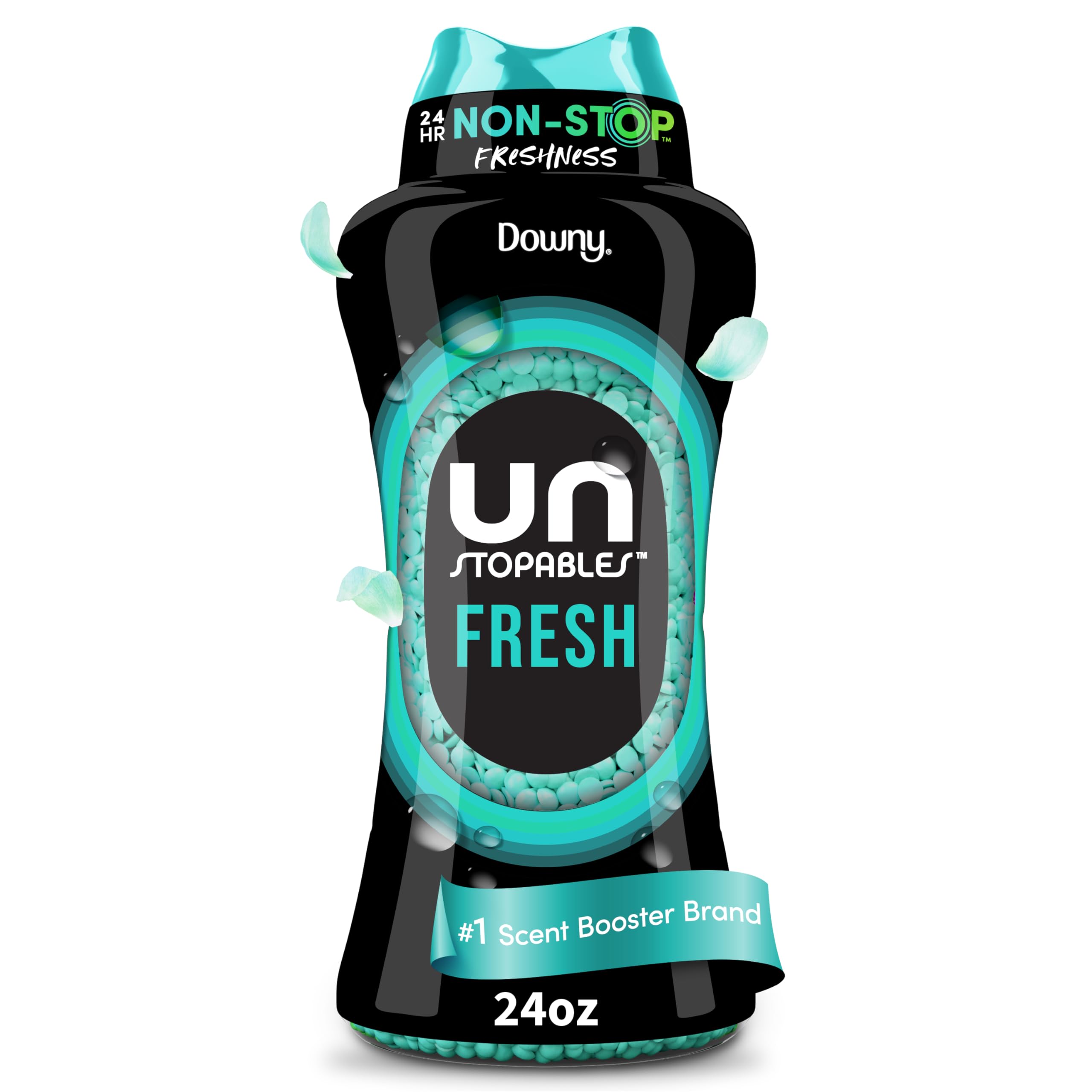 Downy Unstopables In Wash Scent Booster Beads, Fresh Scent, 24 oz, Laundry Beads For Odor Protection, Downy Scent Booster Beads, Laundry Scent Boosters