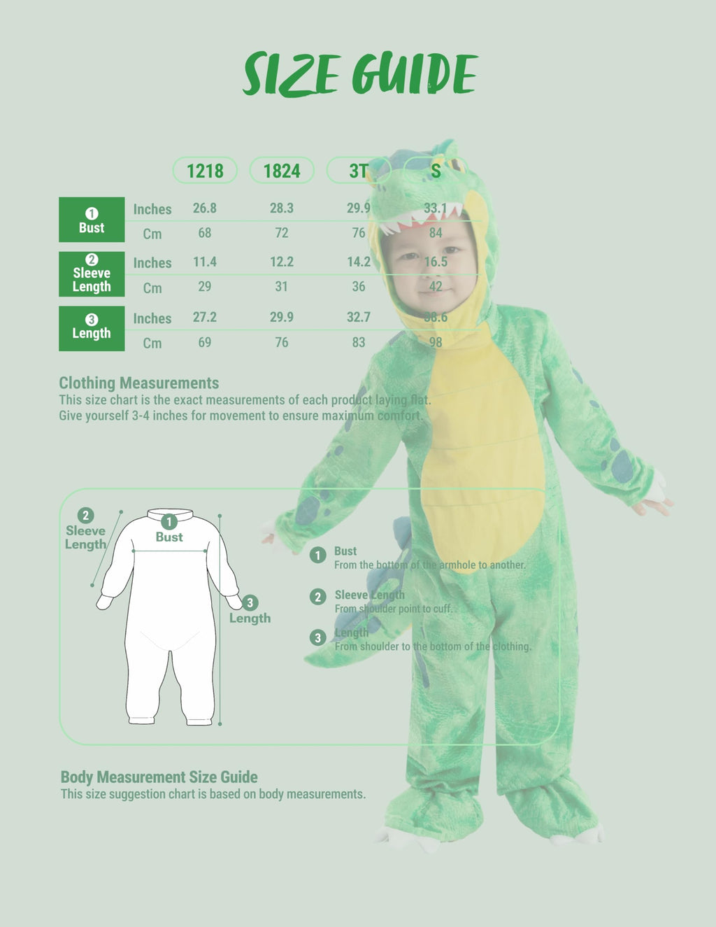 Spooktacular Creations Halloween Dinosaur Costume Kids, T.rex Costume Outfit with Egg for Toddler Child Dress Up Party