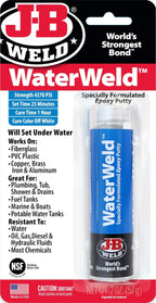 J-B Weld 8277 WaterWeld Epoxy Putty Stick - 2 oz.